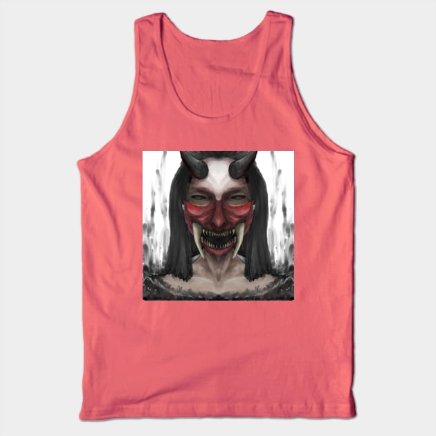 The Soul Behind the Mask Tank Top by knife vs face